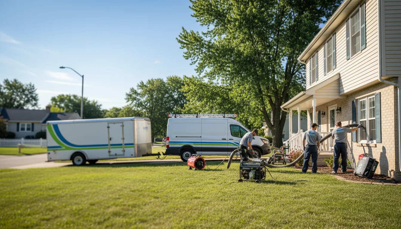 Flooded Basement Restoration And Cleanup With Repair in Thurman, IA near me